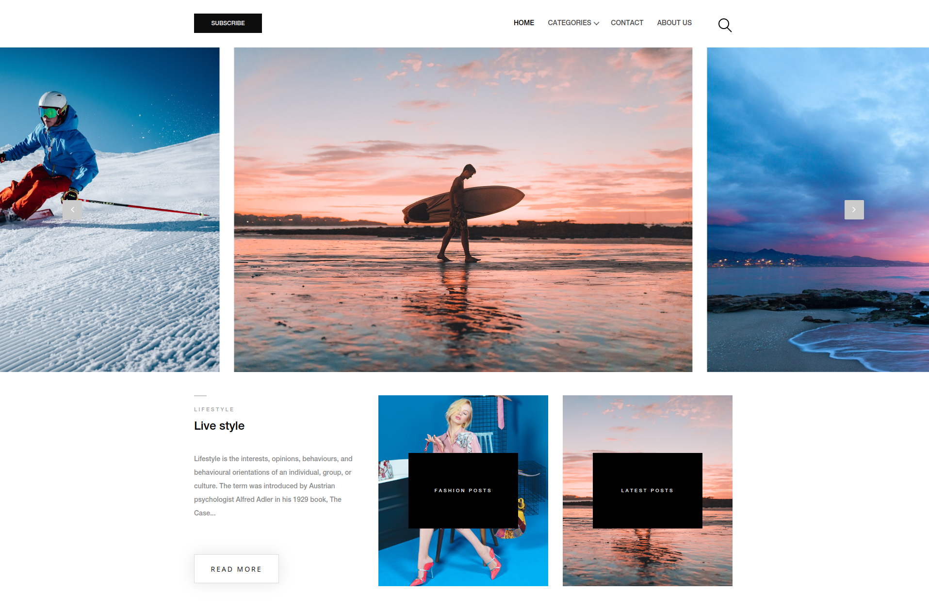 Yinas Wordpress Theme